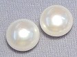 Titanium/Niobium Freshwater Cultured White Potato Pearl Earrings