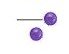 Kids Genuine Gemballs on Pure Niobium Post Earrings for Sensitive Pierced Ears