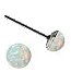 AAA-Grade matching Opal 1/2 Gemballs on Pure Niobium Post Earrings for Sensitive Pierced Ears
