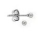 Alloy Free Titanium Post & Ball Earrings