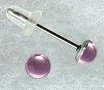 Pure Titanium Post Earrings for Sensitive Pierced Ears