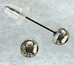 Pure Niobium & Titanium Post Earrings for Sensitive Pierced Ears