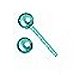 Anodized Titanium Post & Ball Earrings