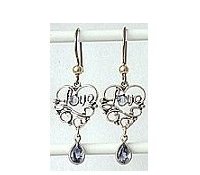 Charms on Niobium & Titanium Hook Earrings