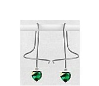 Spiral Niobium & Titanium Hook Earrings