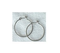 Light Weight Niobium & Titanium Wire Hoop Earrings
